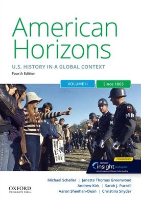 Cover for Michael Schaller · American Horizons U.S. History in a Global Context (Book) (2020)