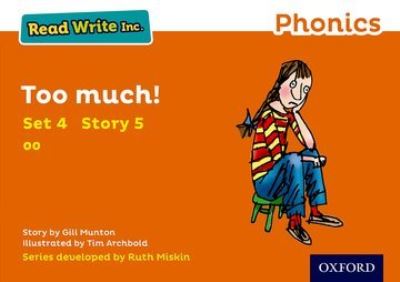 Cover for Gill Munton · Read Write Inc. Phonics: Too Much! (Orange Set 4 Storybook 5) - Read Write Inc. Phonics (Paperback Book) (2016)