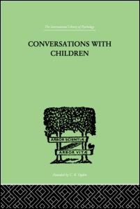 Cover for David Katz · Conversations With Children (Hardcover Book) (1999)