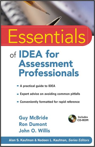 Cover for Guy McBride · Essentials of IDEA for Assessment Professionals - Essentials of Psychological Assessment (Book) (2011)