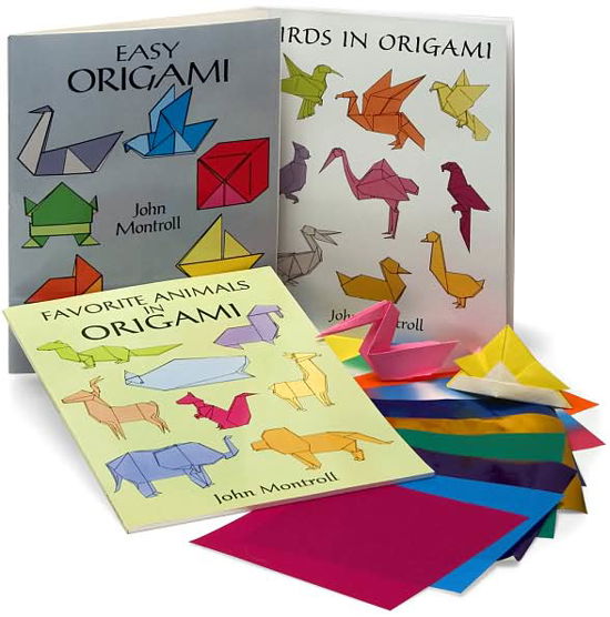 Cover for Dover Dover · Origami Fun Kit for Beginners: &quot;Birds in Origami&quot;, &quot;Easy Origami&quot;, &quot;Favorite Animals in Origami&quot; - Dover Fun Kits (Paperback Book) (2003)