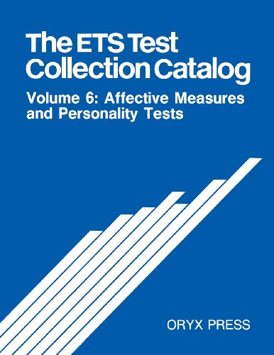 Cover for Educational Testing Service · The ETS Test Collection Catalog: Volume 6: Affective Measures and Personality Tests (Paperback Book) (1992)