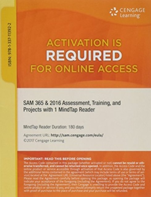 Sam 365 & 2016 Assessments  a Card - Sam - Bøker - CENGAGE LEARNING - 9781337113922 - 