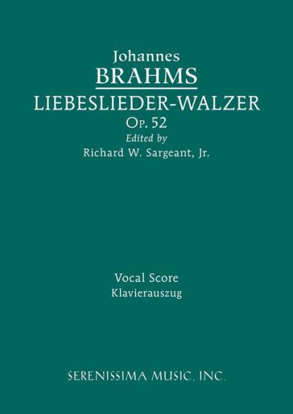 Cover for Johannes Brahms · Liebeslieder-Walzer, Op.52 (Pocketbok) (2016)