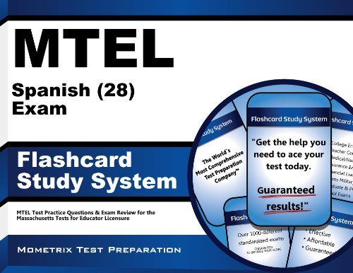 Cover for Mtel Exam Secrets Test Prep Team · Mtel Spanish (28) Exam Flashcard Study System: Mtel Test Practice Questions &amp; Exam Review for the Massachusetts Tests for Educator Licensure (Cards) (Pocketbok) (2023)