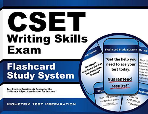 Cover for Cset Exam Secrets Test Prep Team · Cset Writing Skills Exam Flashcard Study System: Cset Test Practice Questions &amp; Review for the California Subject Examinations for Teachers (Cards) (Paperback Book) (2014)