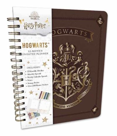 Harry Potter: 12-Month Undated Planner - Insight Editions - Books - Insight Editions - 9781647223922 - September 7, 2021