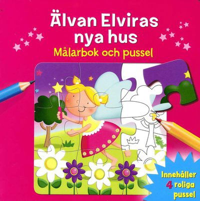 Cover for Maud Steen · Älvan Elviras nya hus : målarbok och pussel (Board book) (2014)