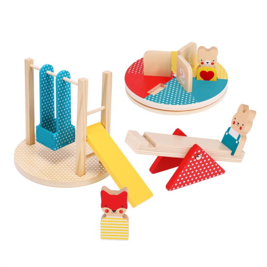 At the Park Wooden Play Set - Petit Collage - Gadżety - Chronicle Books - 9781797234922 - 10 lutego 2025