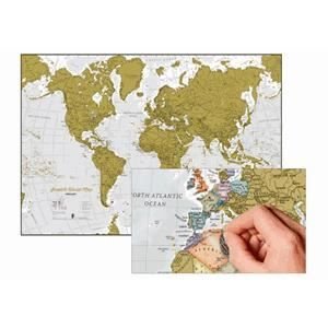 Maps International Scratch The World - World Map - French - Maps International - Annen -  - 9781910378922 - 