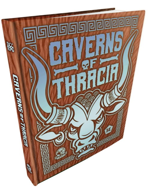 Cover for Jennell Jaquays · The Caverns of Thracia (5E) Minotaur Hide Cover (Hardcover Book) (2025)