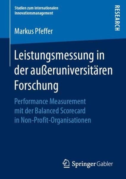 Cover for Pfeffer · Leistungsmessung in der außerun (Bok) (2016)