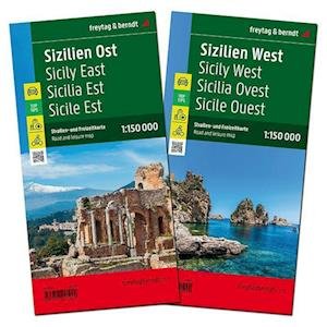 Sicily East and West Pack: Road and Leisure map (Kartor) (2023)