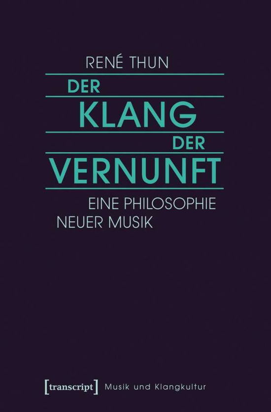 Cover for Thun · Der Klang der Vernunft (Book)