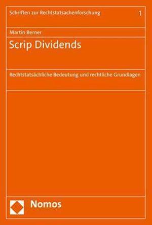 Scrip Dividends - Berner - Inne -  - 9783848770922 - 25 marca 2021