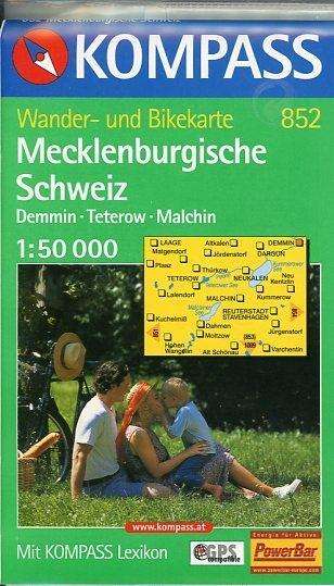 Cover for Mair-Dumont / Kompass · Kompass Wanderkarte: Mecklenburgische Schweiz: Demmin, Teterow, Malchin (Hardcover Book) (2004)