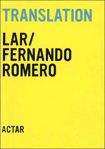 Cover for Lar / Fernando Romero · Translation (Pocketbok) (2006)