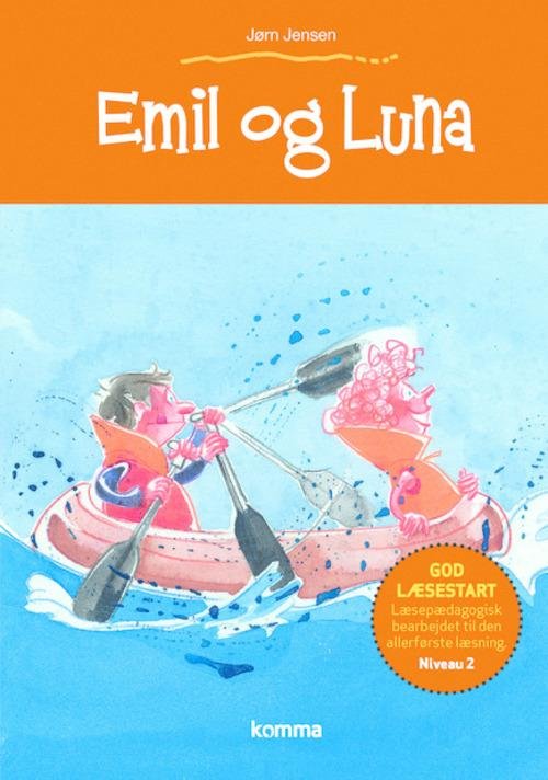Cover for Jørn Jensen · Kommas læsestart: Emil og Luna - Niveau 2 (Bound Book) [2e uitgave] [Indbundet] (2014)
