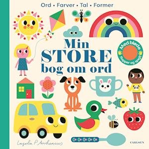 Cover for . · Min STORE bog om ord (Cardboard Book) [1st edition] (2023)