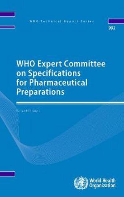 Cover for World Health Organization · WHO Expert Committee on Specifications for Pharmaceutical Preparations: Forty-ninthReport (Pocketbok) (2015)
