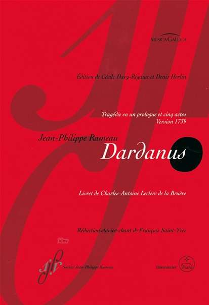 Cover for Rameau · Dardanus (Version 1739), Klavier (Book)