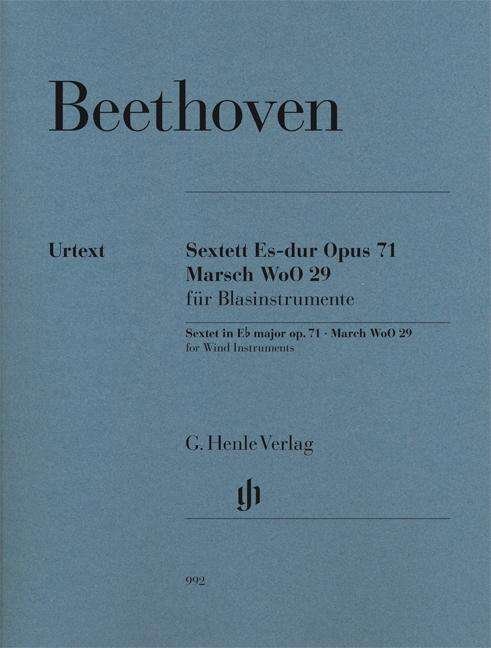 Cover for Beethoven · Sextett Es op71,Einz.st.HN992 (Bog)