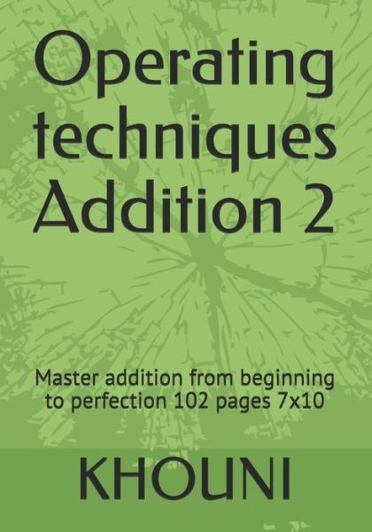 Cover for Issam Khouni · Operating techniques Addition 2 (Paperback Book) (2020)