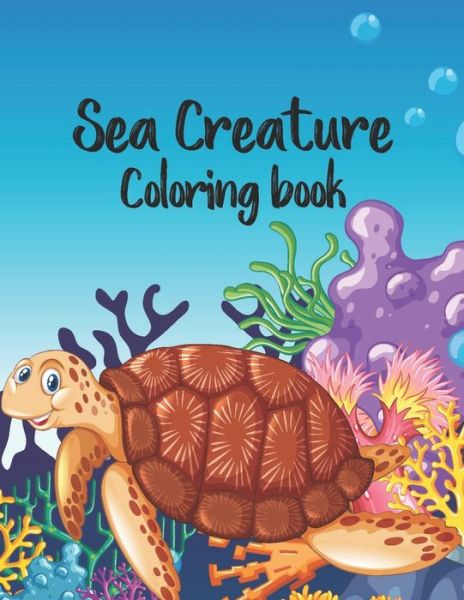 Sea Creature Coloring Book - T D Prod - Książki - Independently Published - 9798657161922 - 30 czerwca 2020