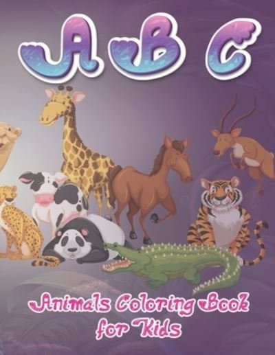 Cover for Rafa Creative Publishing · ABC Animal Coloring Book for kids (Pocketbok) (2020)