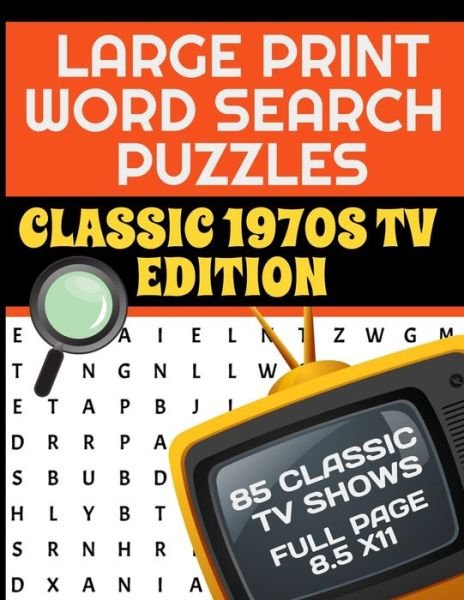 Cover for Flashback Classics Publishing · Large Print Word Search Puzzles Classic 1970s TV Edition (Paperback Book) (2020)