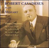 Robert Casadesus Plays Mozart - Mozart / Matacic / Martinon / Monteux - Muzyka - MUSIC & ARTS - 0017685117923 - 30 maja 2006
