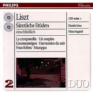 Cover for Arrau Claudio · Liszt: Etudes (CD) (2001)