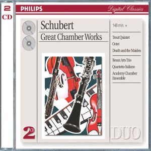 Cover for Beaux Arts Trio · Schubert: Great Chamber Works (CD) (2004)