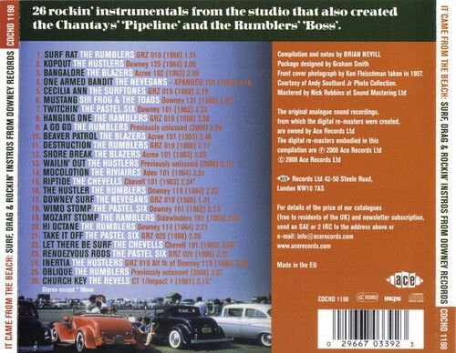 Surf Drag & Rockin Intros From Down - It Came from the Beach: Surf Drag & Rockin Instros - Music - ACE RECORDS - 0029667033923 - September 1, 2008