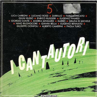 Cover for Carboni Luca  · I Cantautori Vol.5 (CD)