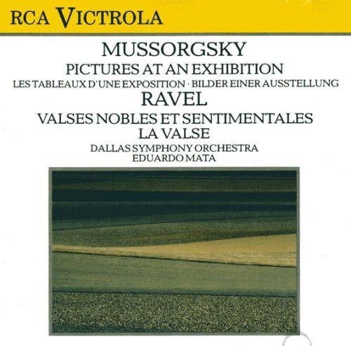 Cover for Dallas Symphony Orchestra / Mata Eduardo · Pictures at an Exhibition / Valses Nobles et Sentimentales (CD) (1988)