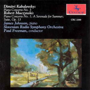 Cover for Kabalevsky / Johnson / Slovenian Rso · Piano Concerto 3 (CD) (1993)