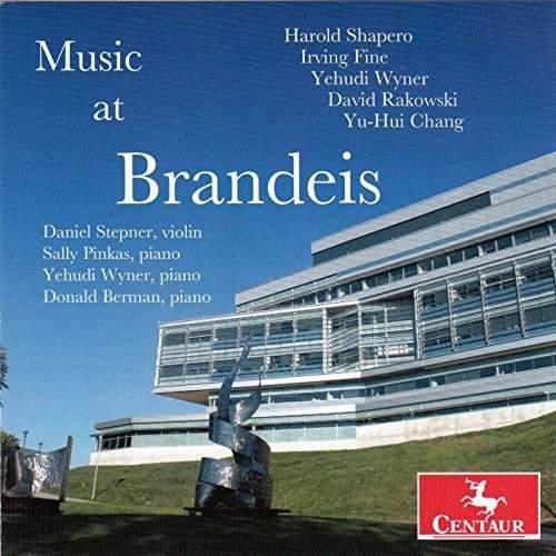 Cover for Shapero / Fine / Wyner / Rakowski / Stepner · Music at Brandeis (CD) (2015)