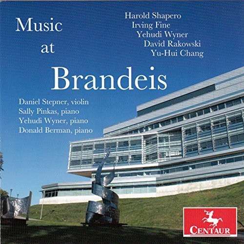 Music at Brandeis - Shapero / Fine / Wyner / Rakowski / Stepner - Musikk - Centaur - 0044747336923 - 10. februar 2015