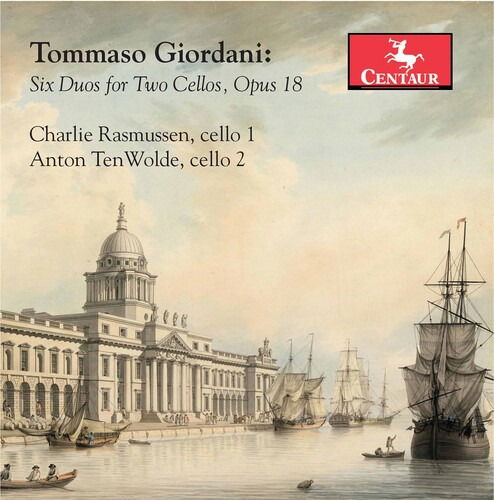 Tommaso Giordani: Six Duos For Two Cellos. Opus 18 - Charlie Rasmussen & Anton Tenwolde - Muziek - CENTAUR - 0044747381923 - 5 februari 2021