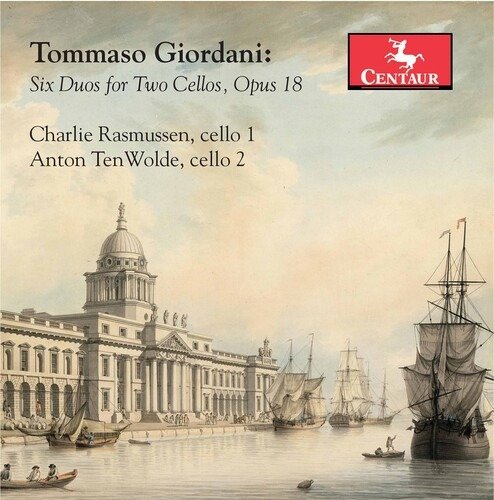 Tommaso Giordani: Six Duos For Two Cellos. Opus 18 - Charlie Rasmussen & Anton Tenwolde - Musik - CENTAUR - 0044747381923 - 5. Februar 2021