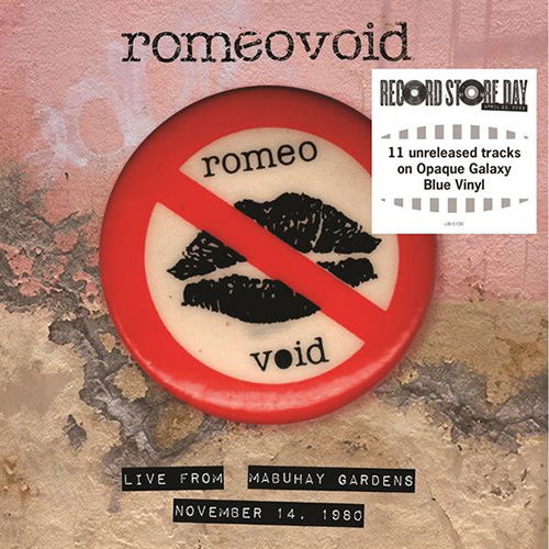 Cover for Romeo Void · Live From The Mabuhay Gardens: November 14, 1980 (LP) (2023)