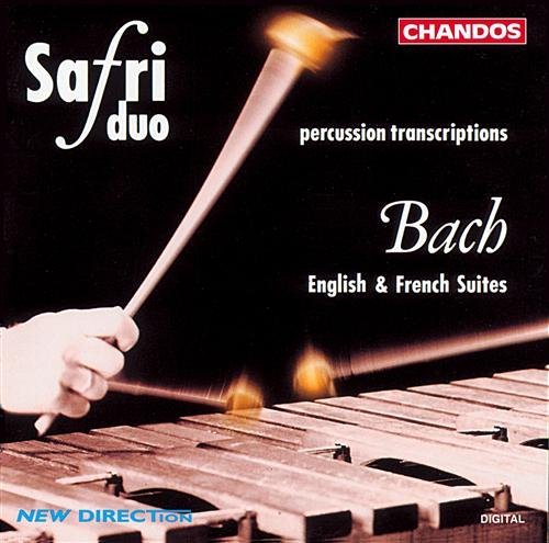 Cover for Safri Duo; Bach; · English Suites Nos. 2 and 4 an (CD) (1995)