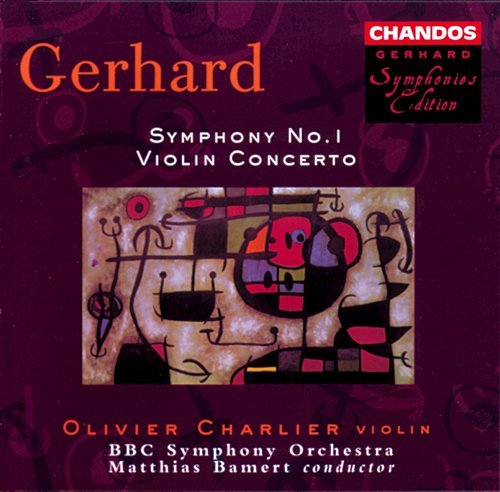 Symphony No.1/Violin Conc - R. Gerhard - Musik - CHANDOS - 0095115959923 - 9. oktober 1998