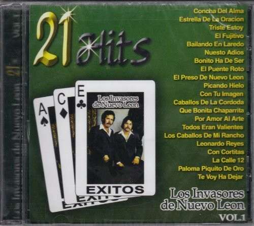 Cover for Invasores De Nuevo Leon · 21 Hits (CD) (2008)