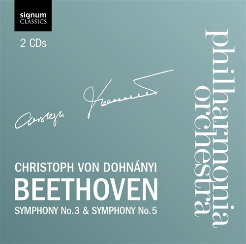 Cover for Philharmonia Orchestra / Christoph Von Dohnan · Beethoven Symphonies 3 &amp; 5: Dohnanyi (CD) (2017)