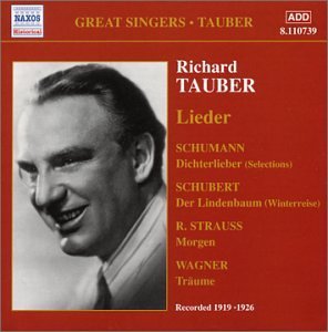 Great Singers: Richard Tauber - Richard Tauber - Musik - NAXOS - 0636943173923 - 21. Januar 2003
