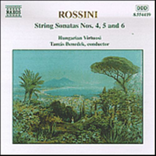 String Sonatas 4,5 & 6 - Gioachino Rossini - Musiikki - NAXOS - 0636943441923 - maanantai 18. toukokuuta 2009