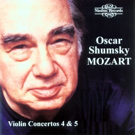Mozart Vln Ctos 4 & 5 - Mozart / Shumsky / Tortelier - Musik - NIMBUS - 0710357500923 - 7 januari 1997