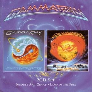 Cover for Gamma Ray · Insanity and Genius / Land of the Free (CD) (2010)